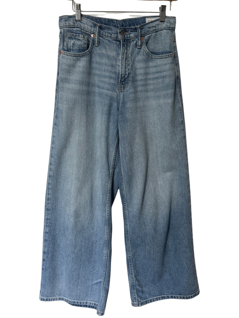 Gap Baggy Mid Rise Wide Leg Jeans - Picture 3 of 4